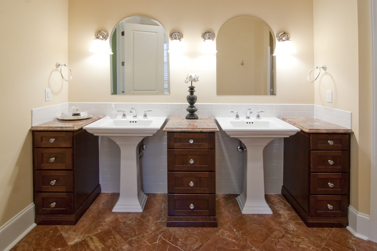 double sink mirrors for bathroom on pinterest