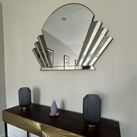 Venus art deco wall mirror